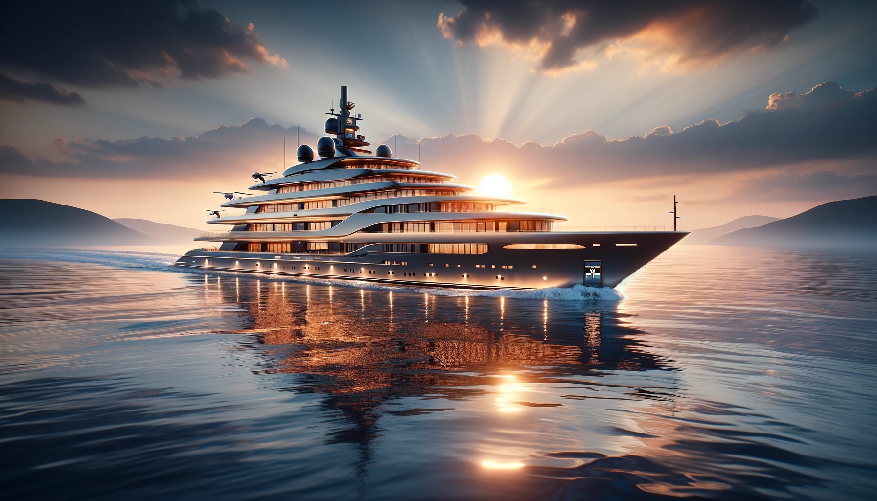 mega yacht fuel consumption