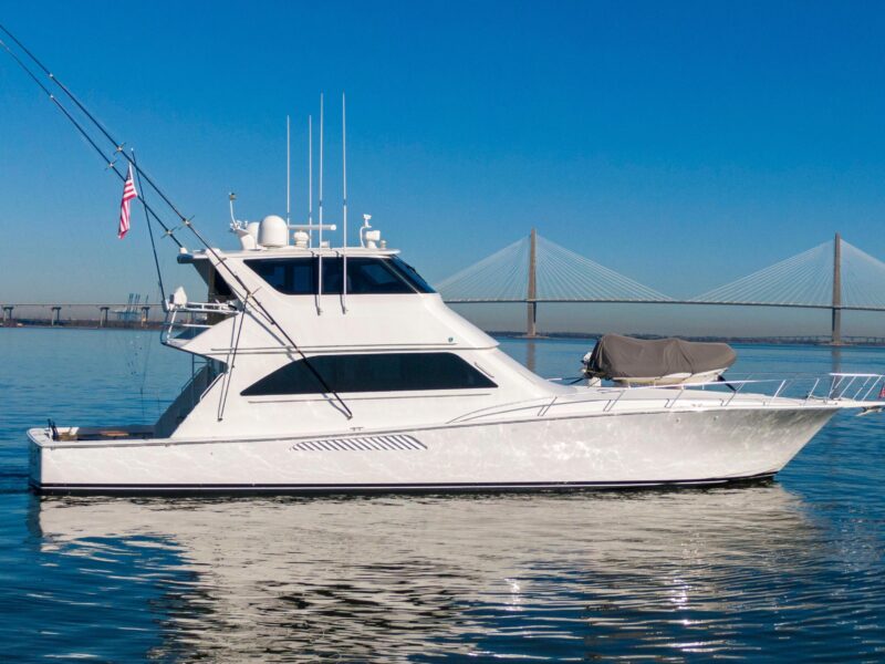 2002 Viking 65 Enclosed Bridge