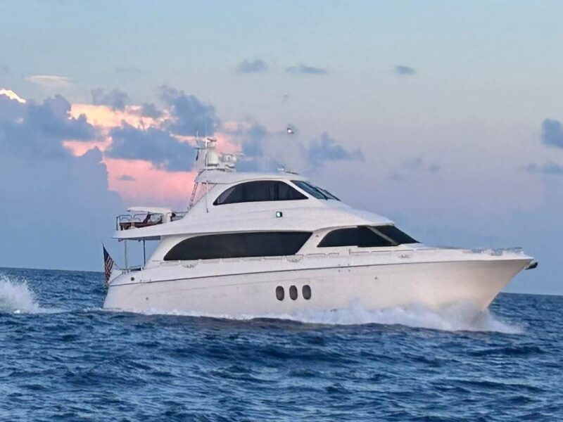 2009 Hatteras Enclosed Bridge