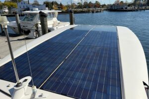 I need to see the actual image to generate accurate alt text. Please share Photo 7 of the 2013 Greenline 33 listing, and I...
