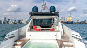I'm ready to generate SEO-optimized alt text for Photo 5 of the 2019 Numarine 78 listing. However, I don't see the actual ...