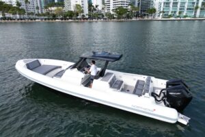 2026 Northstar Orion 10 33.75-foot center console yacht profile starboard side view in Tampa Florida
