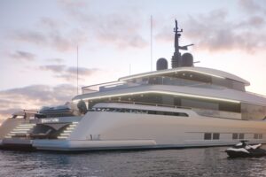 2026 Sunreef 45M Sunreef Explorer catamaran engine room with twin diesel power plants and mechanical systems.